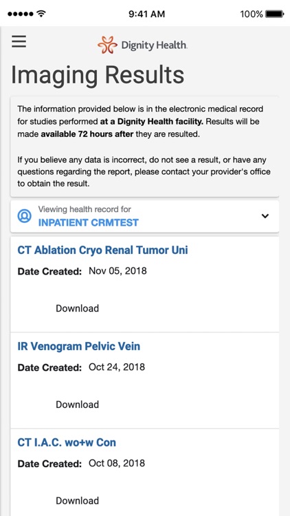 my portal. by Dignity Health