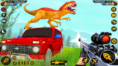 野生の恐竜狩りゲームのおすすめ画像1