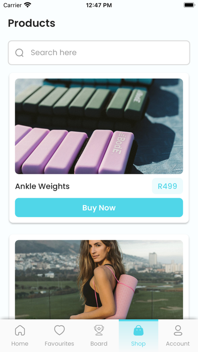 Bode Fitness Screenshot