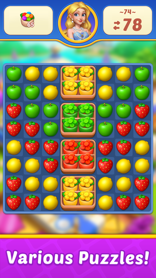 #8. Fruit Diary 2: Match 3 Offline (iOS) 由: Hangzhou Mengku Technology Co., Ltd.