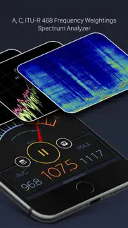 decibel x pro: dba noise meter iphone screenshot 2