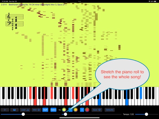 Falling Notes Piano Trainer iPad screenshot 5 - Music app