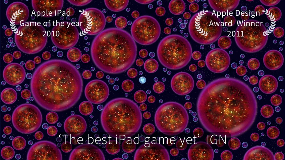 #1. Osmos (iOS) โดย: Hemisphere Games