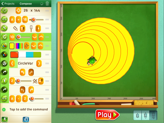 Move the Turtle: Learn to Code iPad app afbeelding 3