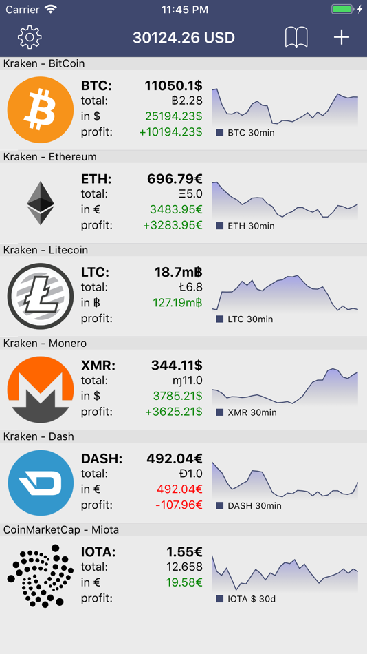 #1. Crypto Tracker (iOS) 由: Markus Ackerl