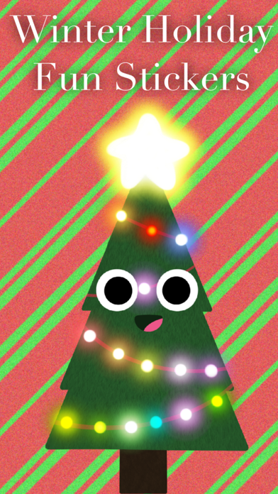 Winter Holiday Fun Stickers Screenshot