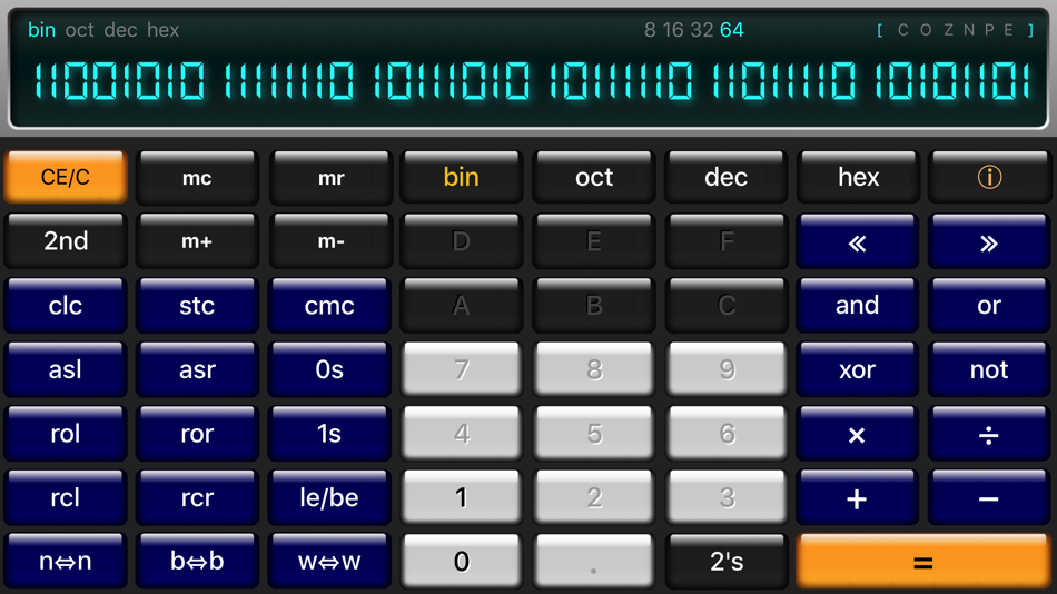 #5. devCalc Pro (macOS) 由: Tamas Rudnai