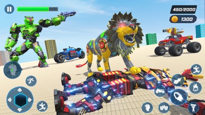 Lion Robot Superhero Battle Screenshot