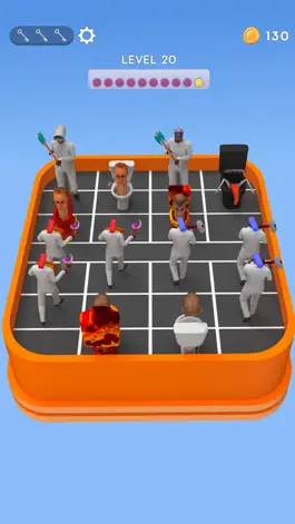 Game screenshot Toilet Rush Merge Battle Game mod apk