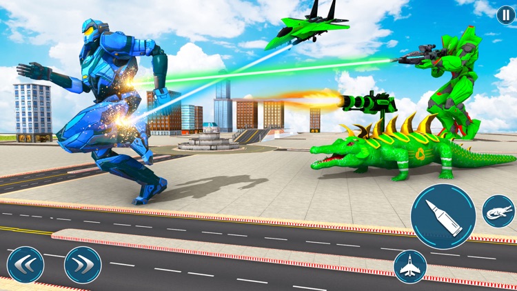 Crocodile Robot War Fighter screenshot-5