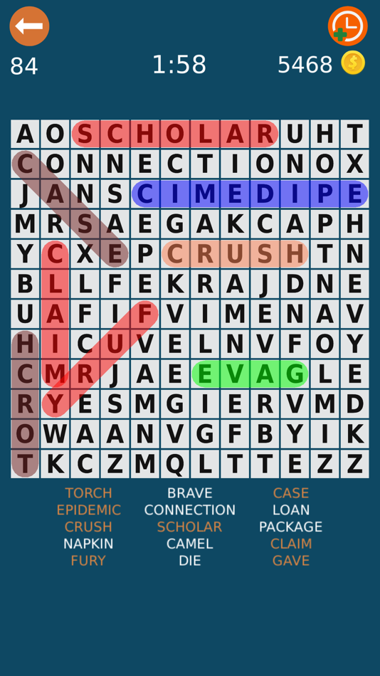 #4. Word Search Word Puzzle (iOS) By: Beata Skubala