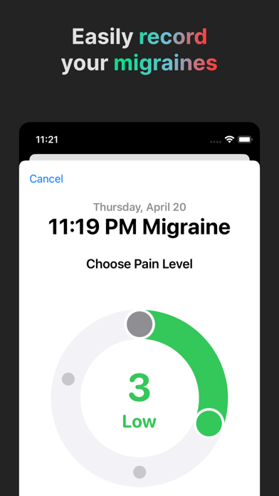 Aura - Migraine Tracker Screenshot