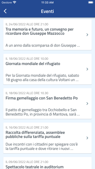 Comune di Occhiobello Screenshot