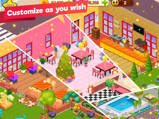 Restaurant Cafe Idle Tycoon iPad screenshot 3 - Games app