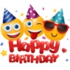 Happy Birthday Fun Emojis icon