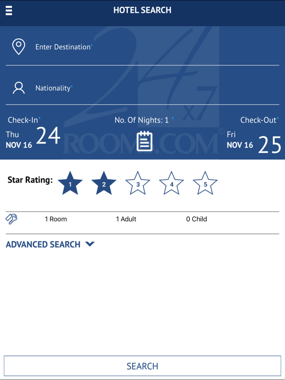 Screenshot #5 pour 24x7Rooms.com