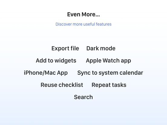 Forlist: To-Do List & Calendar iPad screenshot 6 - Productivity app