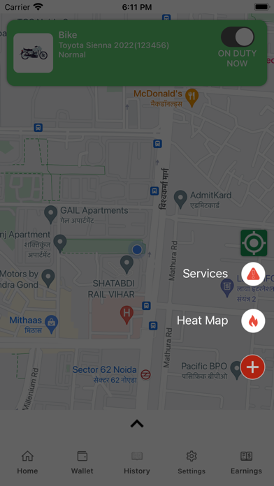 FastTrip Provider Screenshot