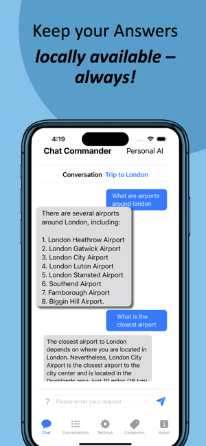 ‎AI Chat Commander - GPT Screenshot