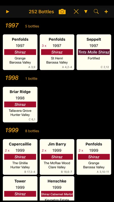 Personal Wine Cellar Database screenshot 5 of 10