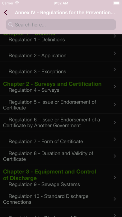 MARPOL Consolidated Screenshot