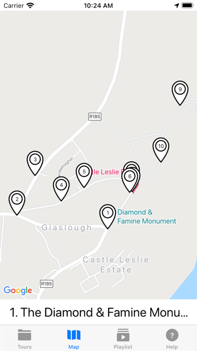 Glaslough audio trail Screenshot