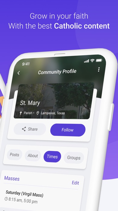 Tabella Catholic App Screenshot