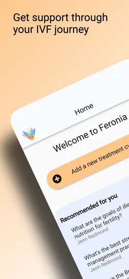 Game screenshot Feronia: IVF Tracker & Support mod apk
