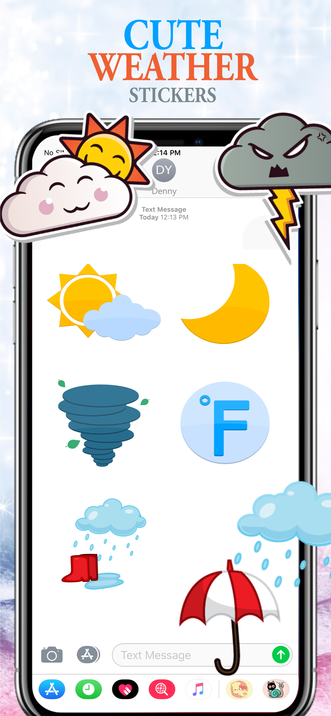 Lovely Weather Stickers