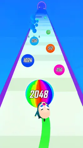 Game screenshot Rolling Ball Run 2048 Game apk