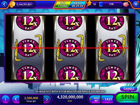 Vegas Now Double Slots Casino iPad app afbeelding 4