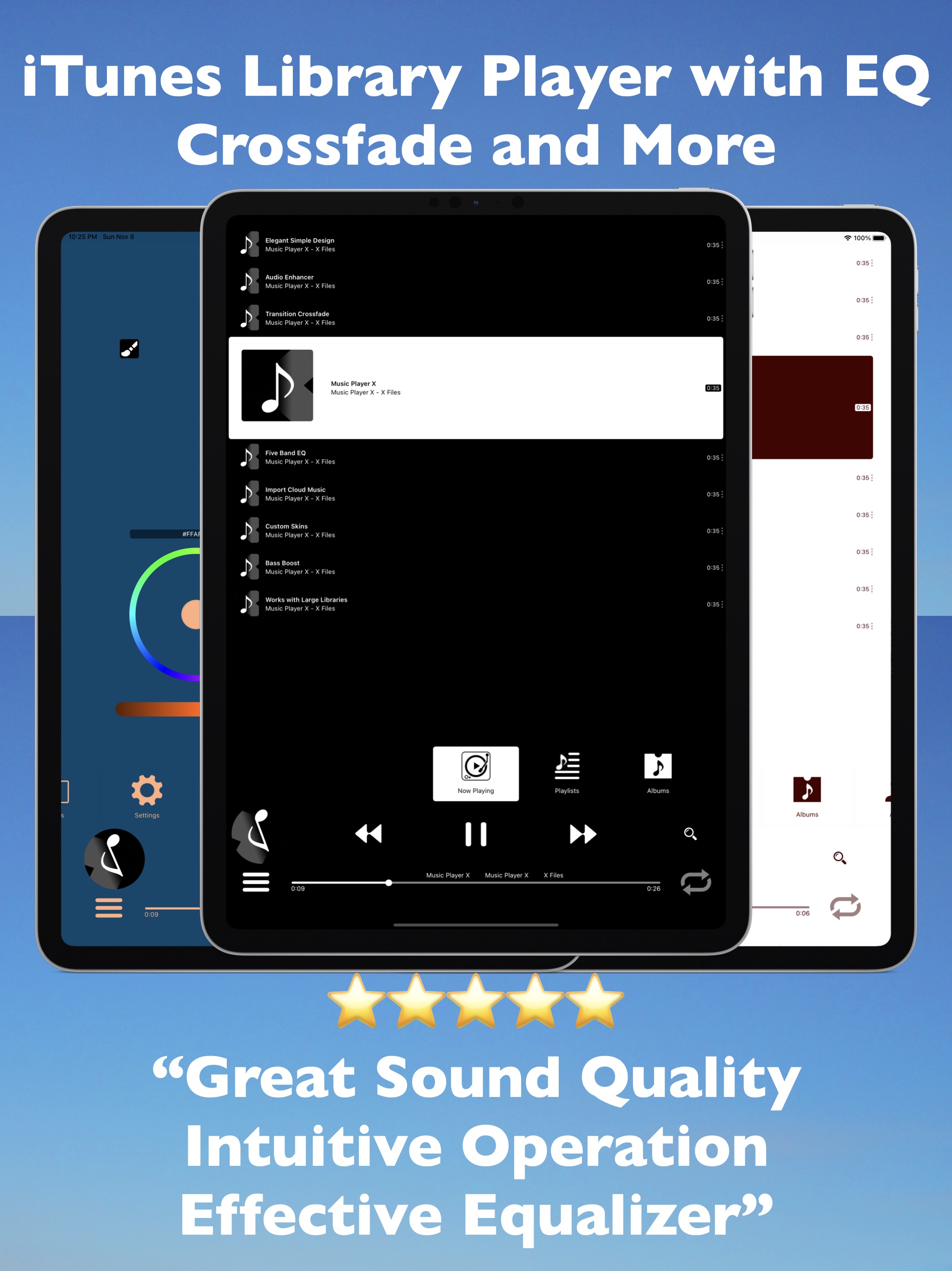 Music Player X : Equalizerのおすすめ画像1