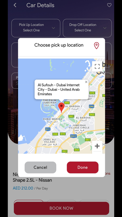 Shift Car Rental Screenshot