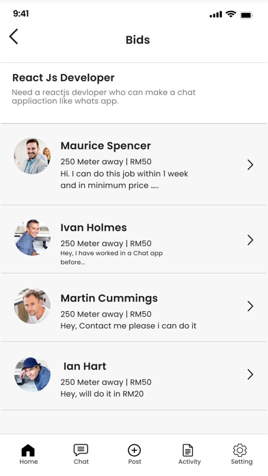 HireMe (Hire or GetHired) Screenshot
