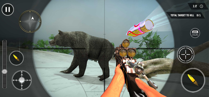 Wild Animal Dino Hunting Games