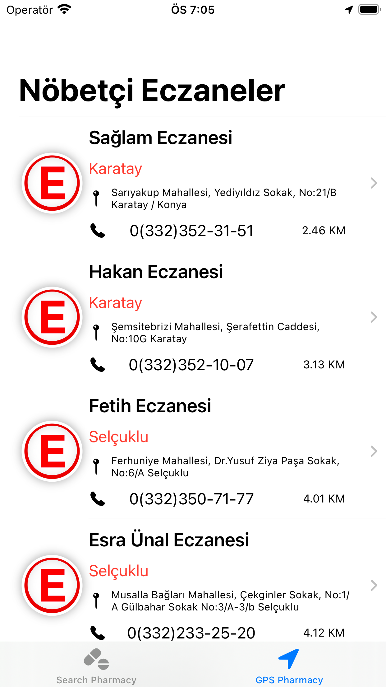 Nöbetçi Eczanem Yanımda
