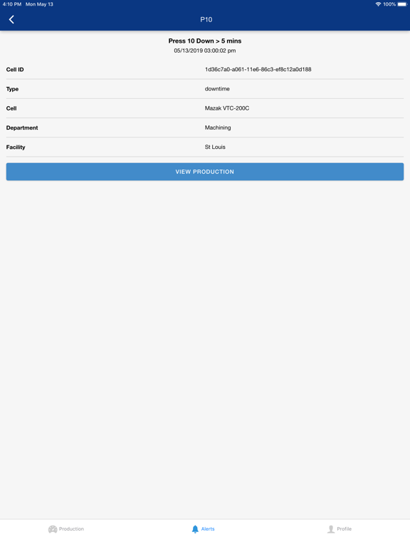 Nulogy Smart Factory iPad screenshot 5 - Productivity app