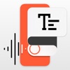 Speech talk and voice to text icon