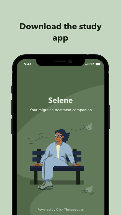Selene Migraine Study App Screenshot