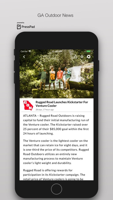 Georgia Outdoor News Screenshot