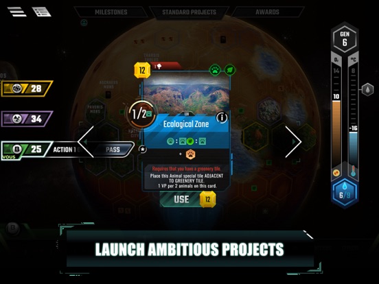 Terraforming Mars iPad app afbeelding 4