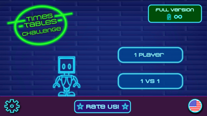 Times tables: Robot Math -E Screenshot