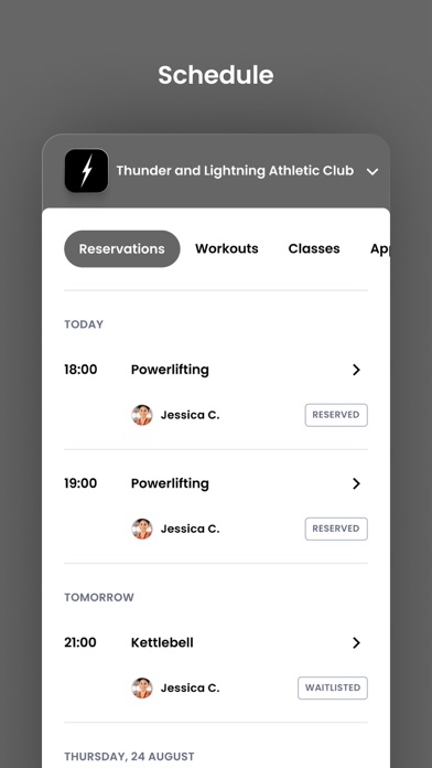Thunder and Lightning Athletic Screenshot