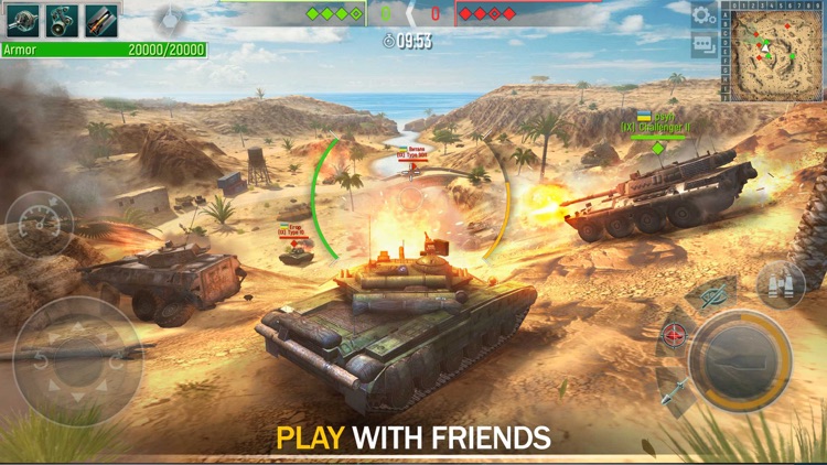 Tank Warfare: War tanks blitz screenshot-0