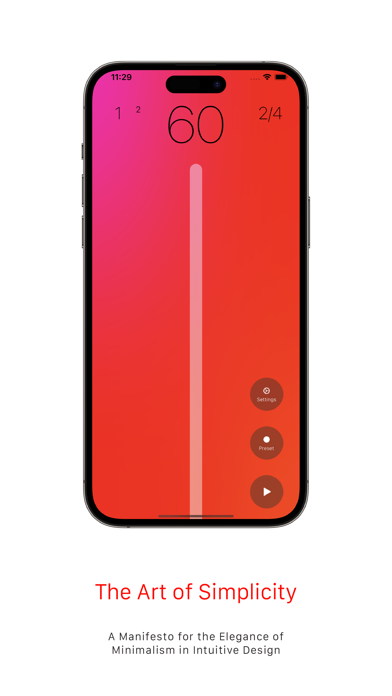 RhythmiQ Metronome Screenshot