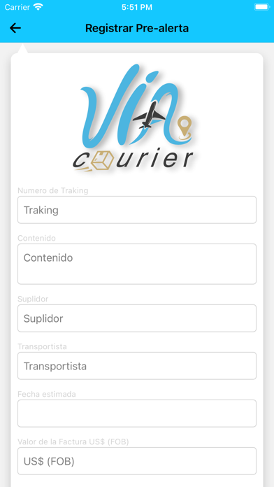 Via Courier Screenshot