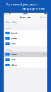 How to cancel & delete icontacts: contacts group kit 2