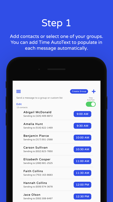Quick Send: Mass Text Messageのおすすめ画像5