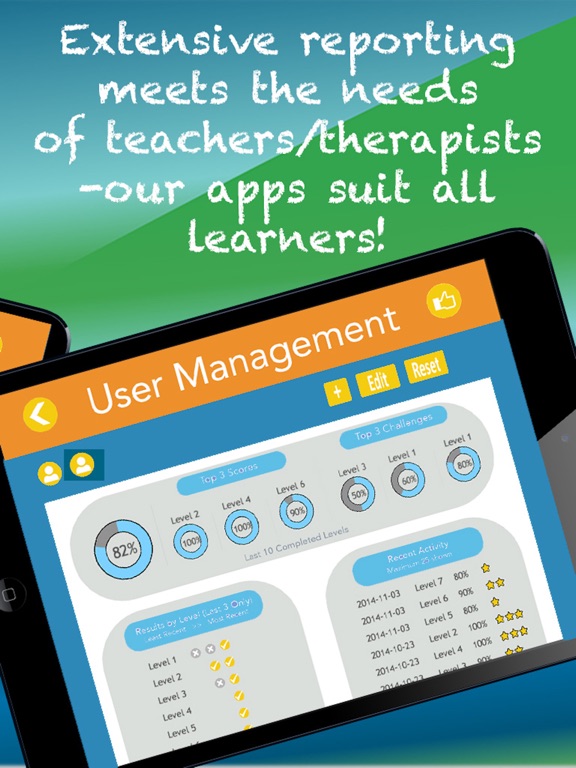 Comprehension Builder: iPad screenshot