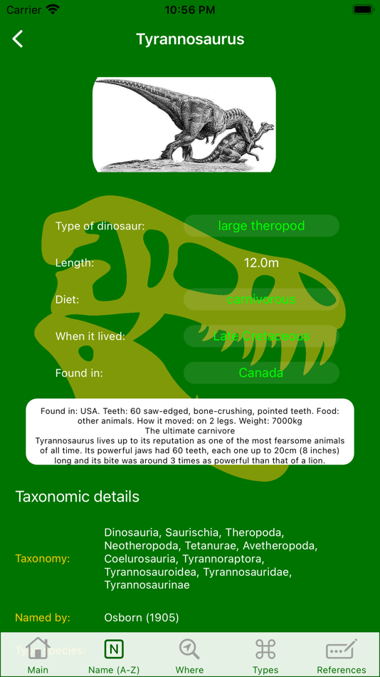 #5. Dino Directory (iOS) 由: Gundogan Emre